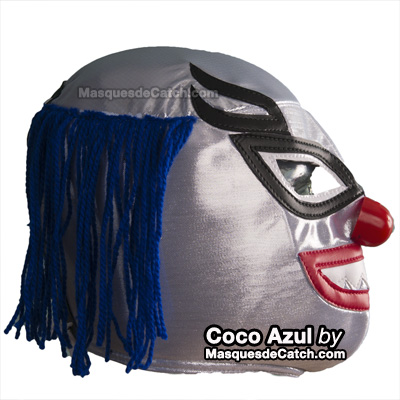 Masque Coco Azul  (Clown Bleu)