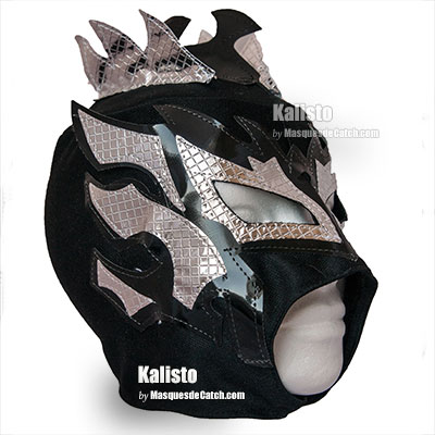 Masque adulte "Kalisto" en tissu - couleur noire - Taille unique