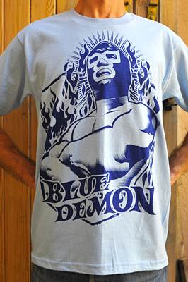 T-shirt catch "Blue Demon"