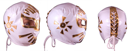 Masque de Catch Mistico Blanc - enfant