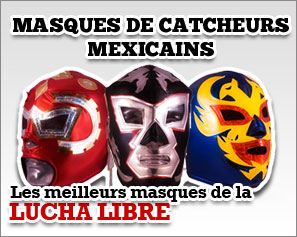 Une slection des plus beaux masques de catcheurs mexicains et de lucha libre