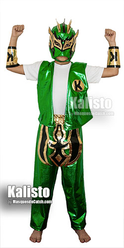 Déguisement de Kalisto classique Vert