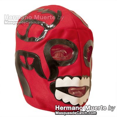 Masque Hermano Muerte pour Adultes en tissus